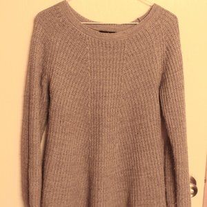 Lilac Tie-back Sweater